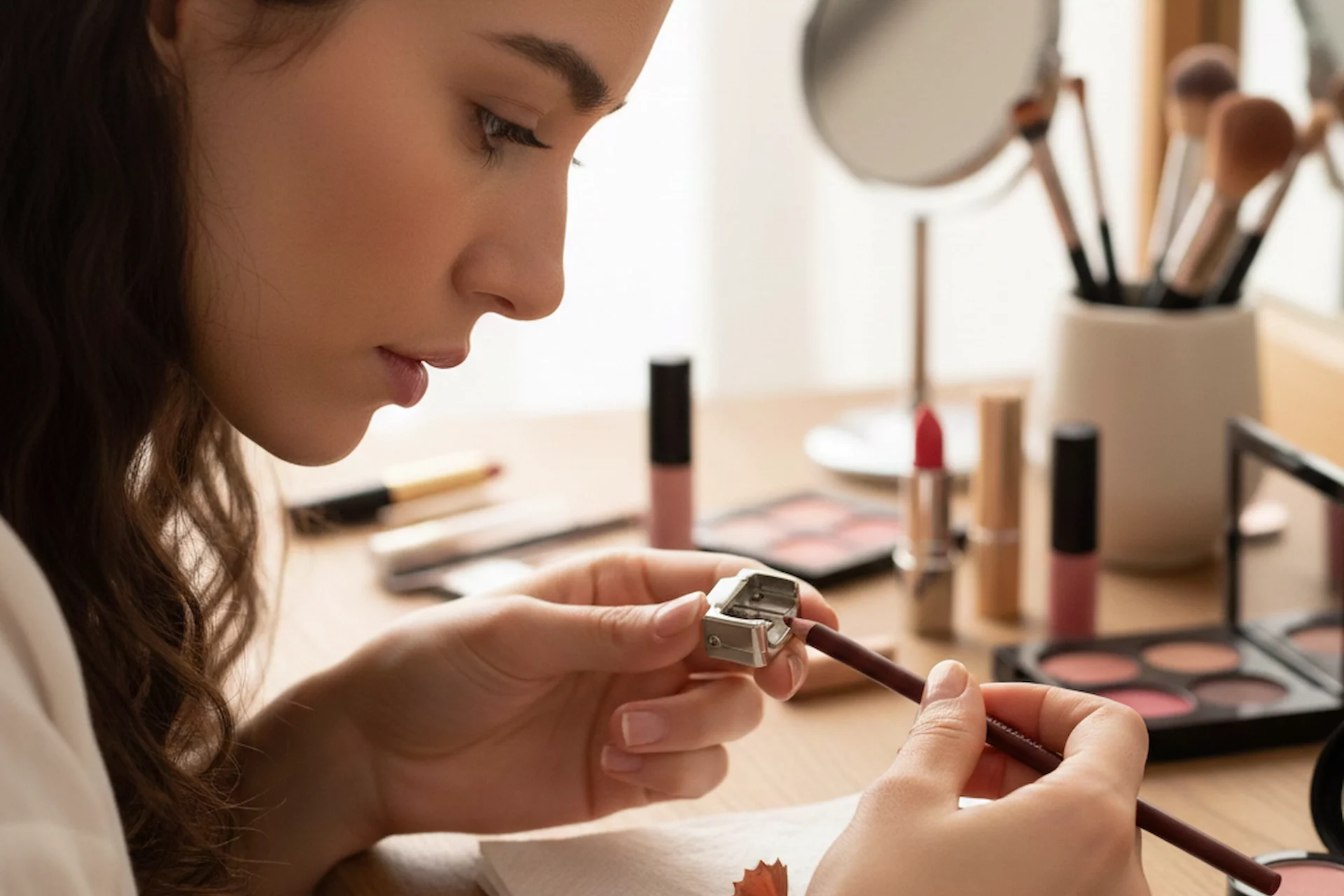 Can I Sharpen a Plastic Lip Liner?