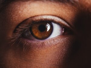 Is brown or black mascara better for older eyes?
